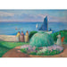 Maalauksen jäljennös La voile bleue, Préfailles - Henri Lebasque