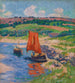 La voile rouge - Henry Moret — näkymä teoksesta