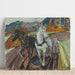 Maalauksen jäljennös Labourage d'automne - Edvard Munch