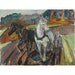 Maalauksen jäljennös Labourage d'automne - Edvard Munch