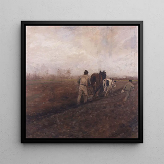 Labourer le champ - Theodoor Verstraete