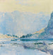 Vuoristomaisemien järvet - Guy Rose — näkymä teoksesta