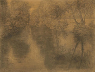 Au bord de la rivière - Ladislav Mednyánszky — näkymä teoksesta