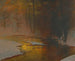 Rivière enneigée au coucher du soleil - Ladislav Mednyánszky — näkymä teoksesta