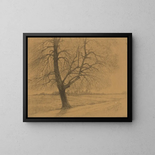 Arbre - Ladislav Mednyánszky — kehystetty taideteos seinällä