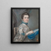 Autoportrait - Lady Mary Lowther — kehystetty taideteos seinällä