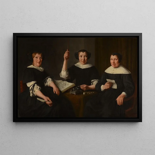 Lambert Doomer - Drie regentessen van het proveniershuis van het mannengasthuis te Alkmaar.webp