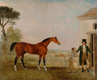 Sultan at the hevostallissa marquis d'Exeterin, Burghley House - Lambert Marshall — näkymä teoksesta