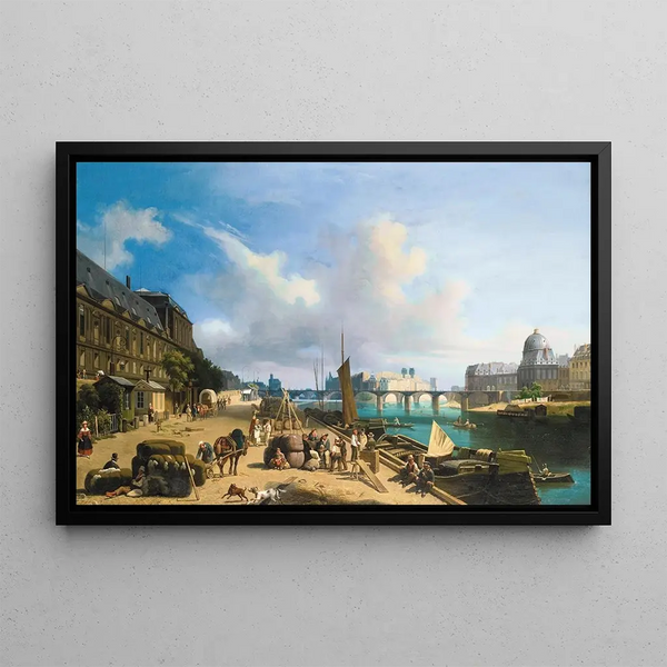 Lambert Noll - Larrive des balles de coton au Port Saint Nicolas Paris.webp