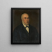 Portrait du fondateur Eduard Vetter - Lambert Sustris — kehystetty taideteos seinällä