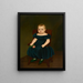 Portrait d'enfant - Lambert Sustris — kehystetty taideteos seinällä