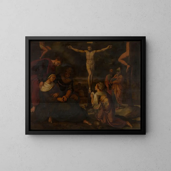 Calvaire - Lambert van Noort — kehystetty taideteos seinällä