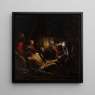 Lamentation à la lumière des bougies - Jacopo Bassano