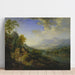 Landscape with River de Christian Georg Schütz — teoksen seinäesittely