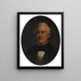 Portrait de Millard Fillmore - Lars Gustaf Sellstedt — kehystetty taideteos seinällä