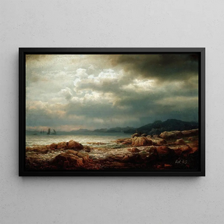 Lars Hertervig - Coastal Landscape.webp