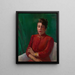 Portrait d'une dame - Laura Wheeler Waring — kehystetty taideteos seinällä