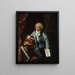 Portrait de Mirabeau 1749-1791 dans son cabinet de travail - Laurent Dabos — kehystetty taideteos seinällä