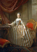Maria Luisa de Parme 1751-1819, tuleva Espanjan kuningatar - Laurent Pécheux — näkymä teoksesta
