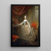 Maria Luisa de Parme 1751-1819, tuleva Espanjan kuningatar - Laurent Pécheux — kehystetty taideteos seinällä