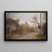 "La Route à Mogenstrup, Zélande, automne" – Laurits Andersen Ring — kehystetty taideteos seinällä