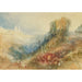 Maalauksen jäljennös Lausanne maalaus lännestä - Joseph Mallord William Turner