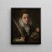 Judith avec la tête d'Holopherne - Lavinia Fontana — kehystetty taideteos seinällä