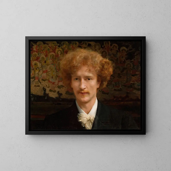 Portrait d'Ignacy Jan Paderewski 1860-1941 - Lawrence Alma-Tadema — kehystetty taideteos seinällä