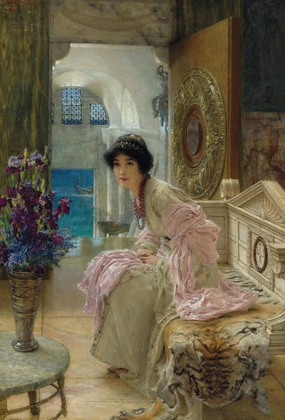 Lawrence AlmaTadema - Watching And Waiting.webp