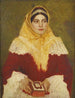 Portrait d'une femme juive tenant un livre de prières - Lazar Krestin — näkymä teoksesta