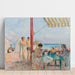 Maalauksen jäljennös Le Bar sur la Plage - Henri Lebasque