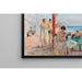 Maalauksen jäljennös Le Bar sur la Plage - Henri Lebasque