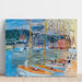 Maalauksen jäljennös Le Bassin de Deauville - Raoul Dufy