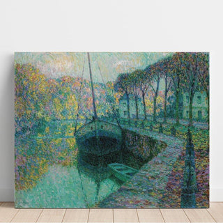 Le Bateau De Sel - Henri Le Sidaner | Reproduction Tableau Décoration murale affiche copie