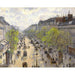 Maalauksen jäljennös Le Boulevard de Montmartre, Matinée de Printemps - Camille Pissarro