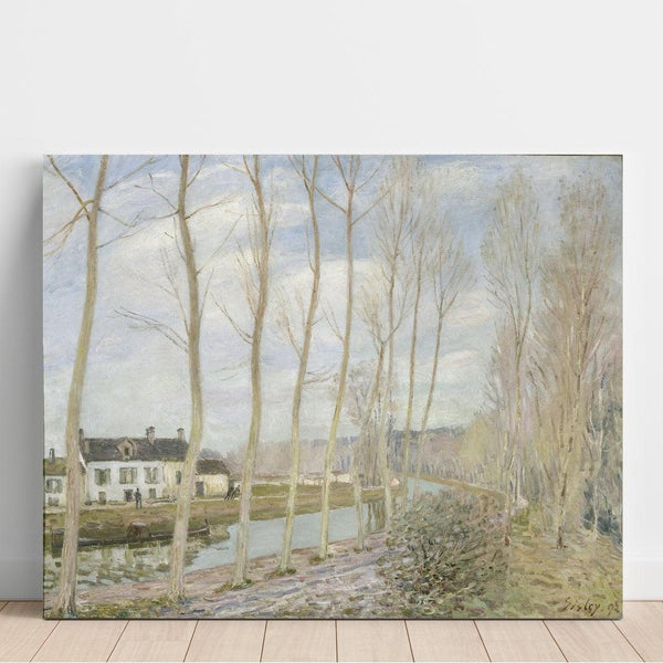 Maalauksen jäljennös Le Canal du Loing - Alfred Sisley