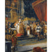 Maalauksen jäljennös Le Cardinal de Richelieu Disant la Messe dans la Chapelle du Palais Royal - Eugène Delacroix