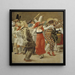 Le Carnaval à Rome, fragmentti - Christoffer Wilhelm Eckersberg — kehystetty taideteos seinällä