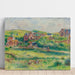 Maalauksen jäljennös Le Châlet De Blanche Pierson À Pourville - Pierre-Auguste Renoir