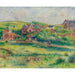 Maalauksen jäljennös Le Châlet De Blanche Pierson À Pourville - Pierre-Auguste Renoir