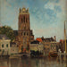 Le Clocher de l'Église de Dordrecht - Carl Sknberg — näkymä teoksesta