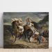 Maalauksen jäljennös Le Combat du Giaour et de Hassan - Eugène Delacroix
