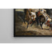 Maalauksen jäljennös Le Combat du Giaour et de Hassan - Eugène Delacroix