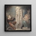 Le Fantôme de Samuel apparaissant à Saül - William Blake — kehystetty taideteos seinällä
