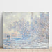Maalauksen jäljennös Le Givre à Giverny - Claude Monet