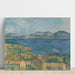 Maalauksen jäljennös Le Golfe de Marseille vu de l'Estaque - Paul Cézanne