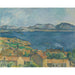 Maalauksen jäljennös Le Golfe de Marseille vu de l'Estaque - Paul Cézanne