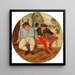 Le Gros Paysan et le Marchand - Pieter Brueghel le Jeune — teoksen seinäesittely