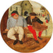 Le Gros Paysan et le Marchand - Pieter Brueghel le Jeune — esillä sisätilassa