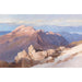 Maalauksen jäljennös Le Hoher Göll depuis le Watzmann-Hocheck - Edward Theodore Compton